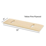 DMI Transfer Board, 8" x 30", 440 lb Capacity - 518-1756-0400-Single - LL Medico