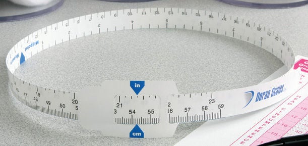 Doran Circumference Measure Tape, English/Metric, 23" - DSACC10-Single - LL Medico
