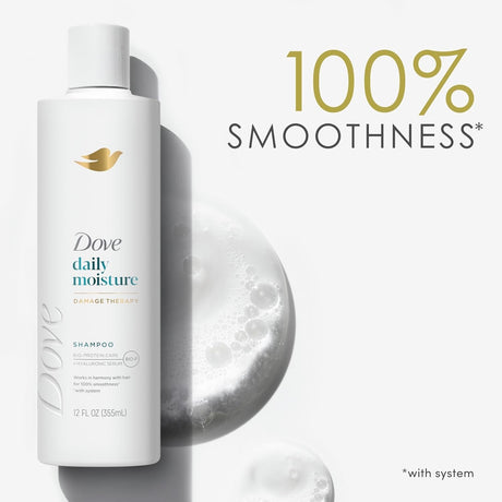 Dove Daily Moisture Damage Therapy Shampoo, 12 fl oz - 07940086660-Single - LL Medico