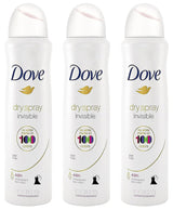 Dove Dry Spray Invisible Antiperspirant, Clear Finish Sheer Fresh Scent, 3.8 oz - 07940063428-Single - LL Medico