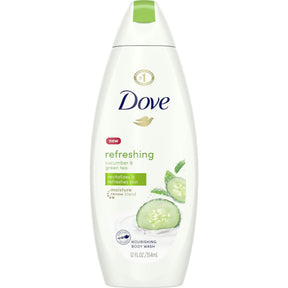 Dove Nourishing Body Wash, Cucumber & Green Tea, 12 oz - 01111112114 - LL Medico
