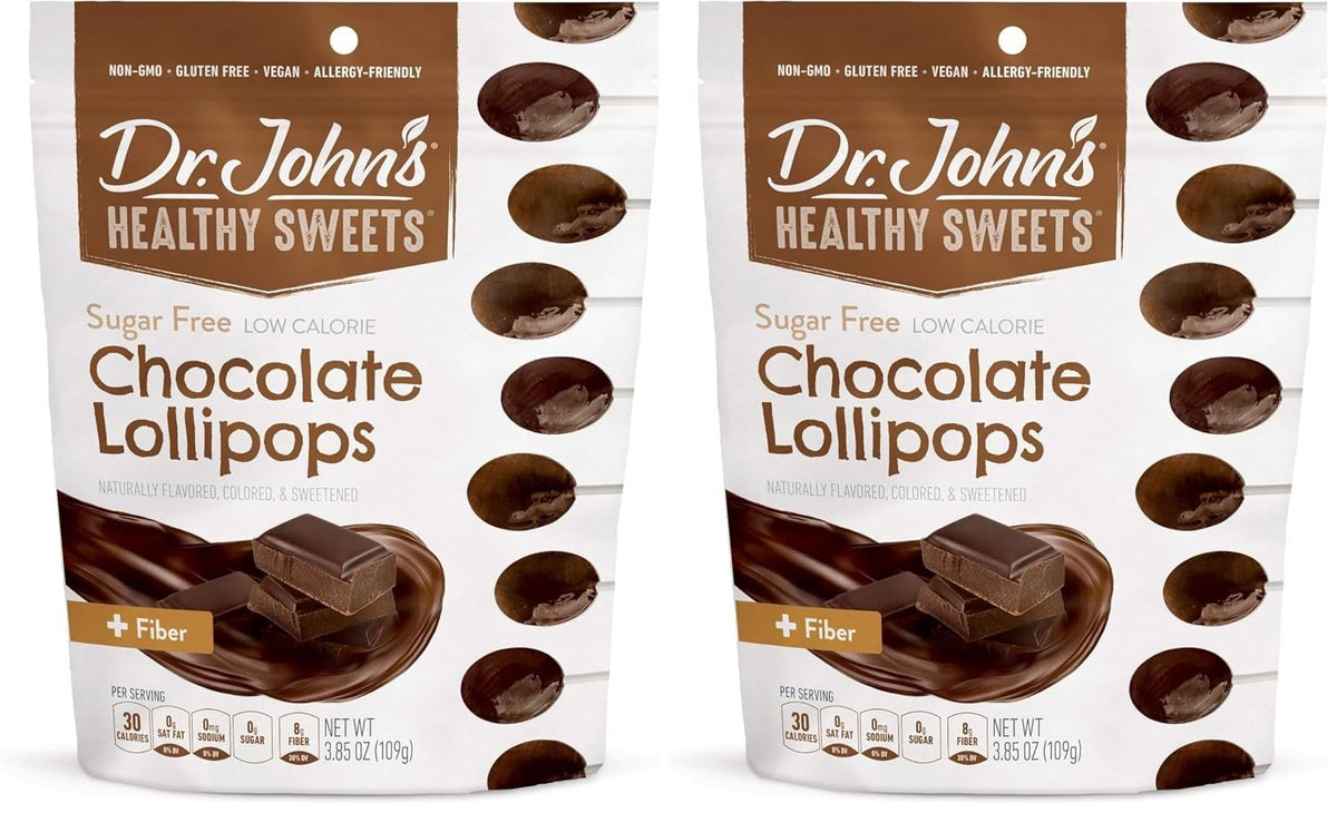 Dr. John's Candies Sugar Free Lollipops - 4056-Bag - LL Medico