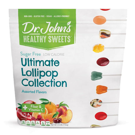 Dr. John's Candies Sugar Free Lollipops - 4056-Bag - LL Medico