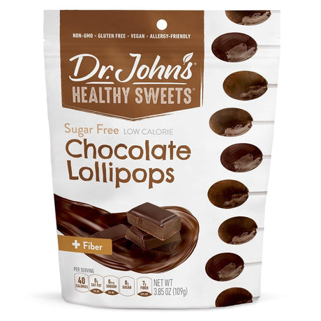 Dr. John's Candies Sugar Free Lollipops - 4056-Bag - LL Medico