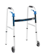 Drive Deluxe Trigger Release Folding Walker with 5" Wheels - 10226-1 - LL Medico