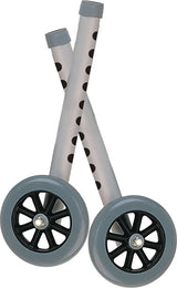 Drive Extended Height Walker Extension Legs with Wheels, 5" - 10108WC-Box - LL Medico
