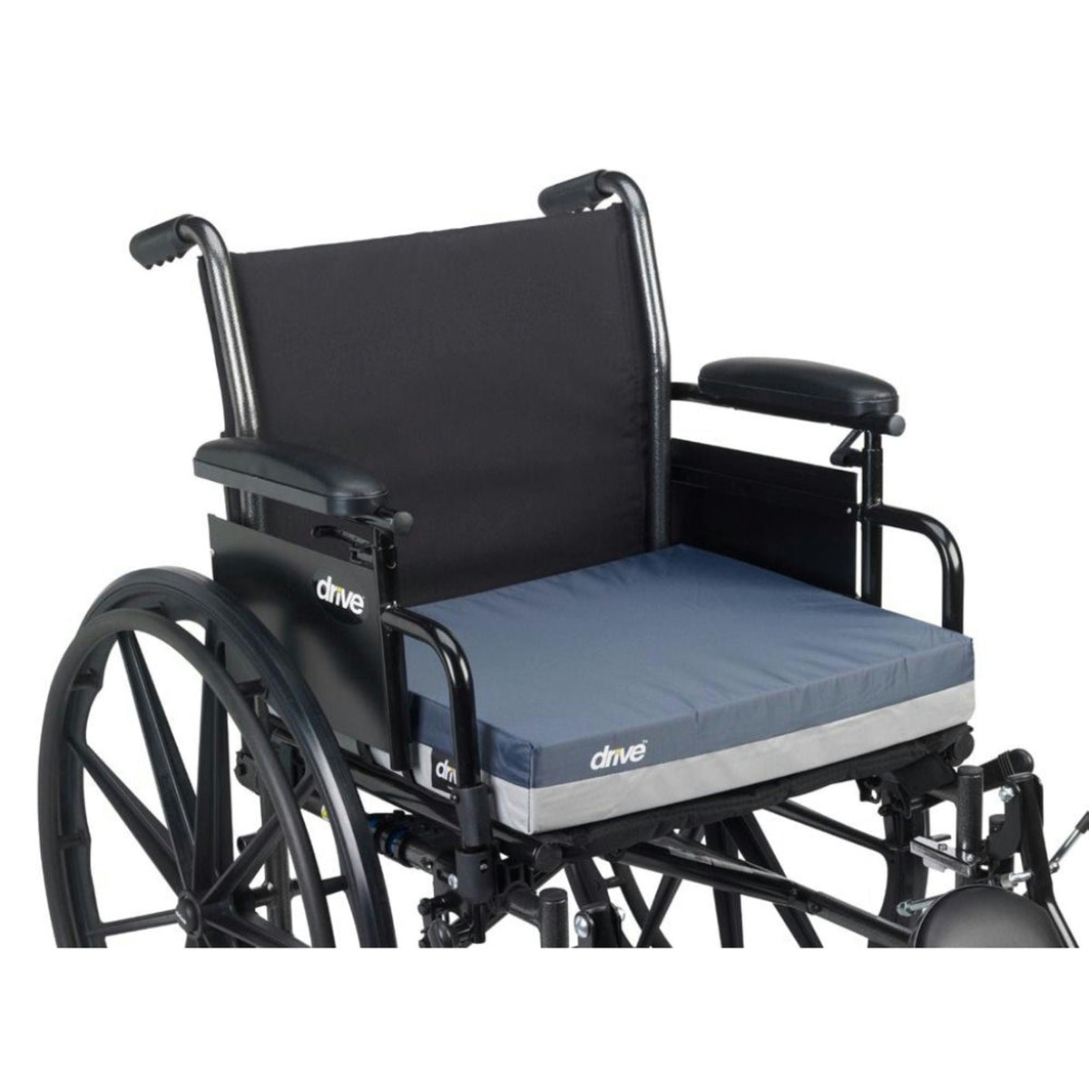 Drive Gel-U-Seat Lite Foam/Gel Seat Cushion, 20" W x 16" L x 2" D - 8040-3-Single - LL Medico