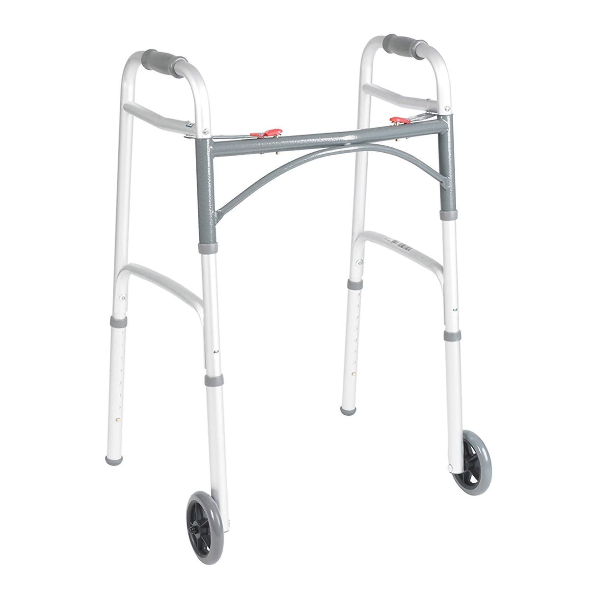 Drive Junior Aluminum Folding Walker w/ Wheels - 10211-4ASM - LL Medico