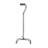 Drive Large Base Quad Cane, 30 to 39 Inch Height, Chrome - 103004 - LL Medico
