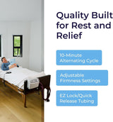 Drive Med-Aire Mattress Overlay, 78" x 34" x 2.5" - 14003-Single - LL Medico