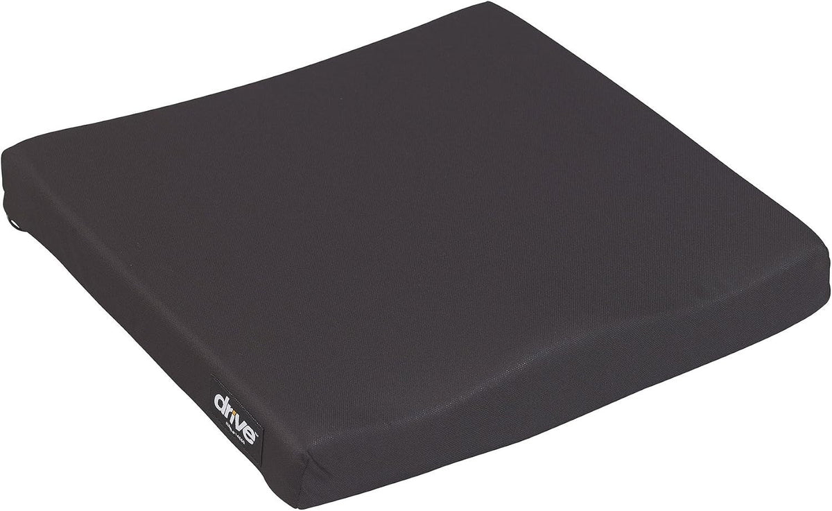 Drive Molded Foam General Use Wheelchair Cushion, Standard, 18" x 16" x 2" - 14887-Case - LL Medico
