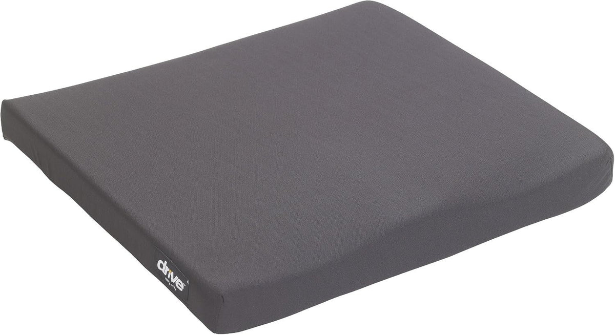 Drive Molded Foam General Use Wheelchair Cushion, Standard, 18" x 16" x 2" - 14887-Case - LL Medico