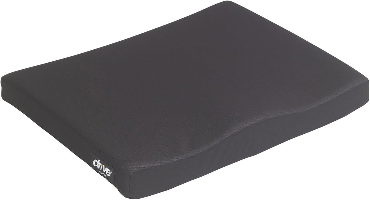 Drive Molded Foam General Use Wheelchair Cushion, Standard, 18" x 16" x 2" - 14887-Case - LL Medico
