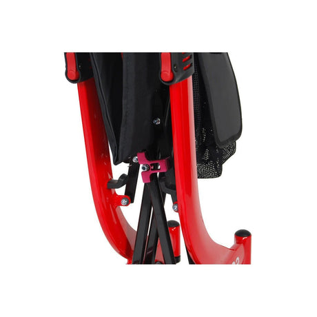 Drive Nitro Aluminum 4 Wheel Rollator, Black, 10" Casters - RTL10266BK - LL Medico