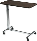 Drive Overbed Table Non-Tilt Top with Adjustment Handle, 28" to 45" Height Range - 13067-Case - LL Medico