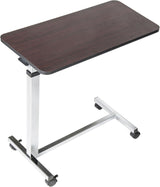 Drive Overbed Table Non-Tilt Top with Adjustment Handle, 28" to 45" Height Range - 13067-Case - LL Medico