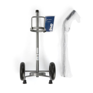 Drive Oxygen Cylinder Cart, Size D/E - 13002SV-6-Single - LL Medico