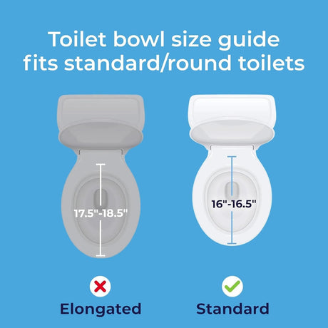 Drive Premium Raised Toilet Seat with Removable Arms, Standard Round, 13.75" x 17", 3.5" Height, 300 lb Capacity - 12402-Single - LL Medico