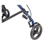 Drive Steel Patient Rollator w/ 6" Wheels, 300 lb Weight Capacity - R800KD-BL - LL Medico