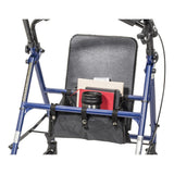 Drive Steel Patient Rollator w/ 6" Wheels, 300 lb Weight Capacity - R800KD-BL - LL Medico