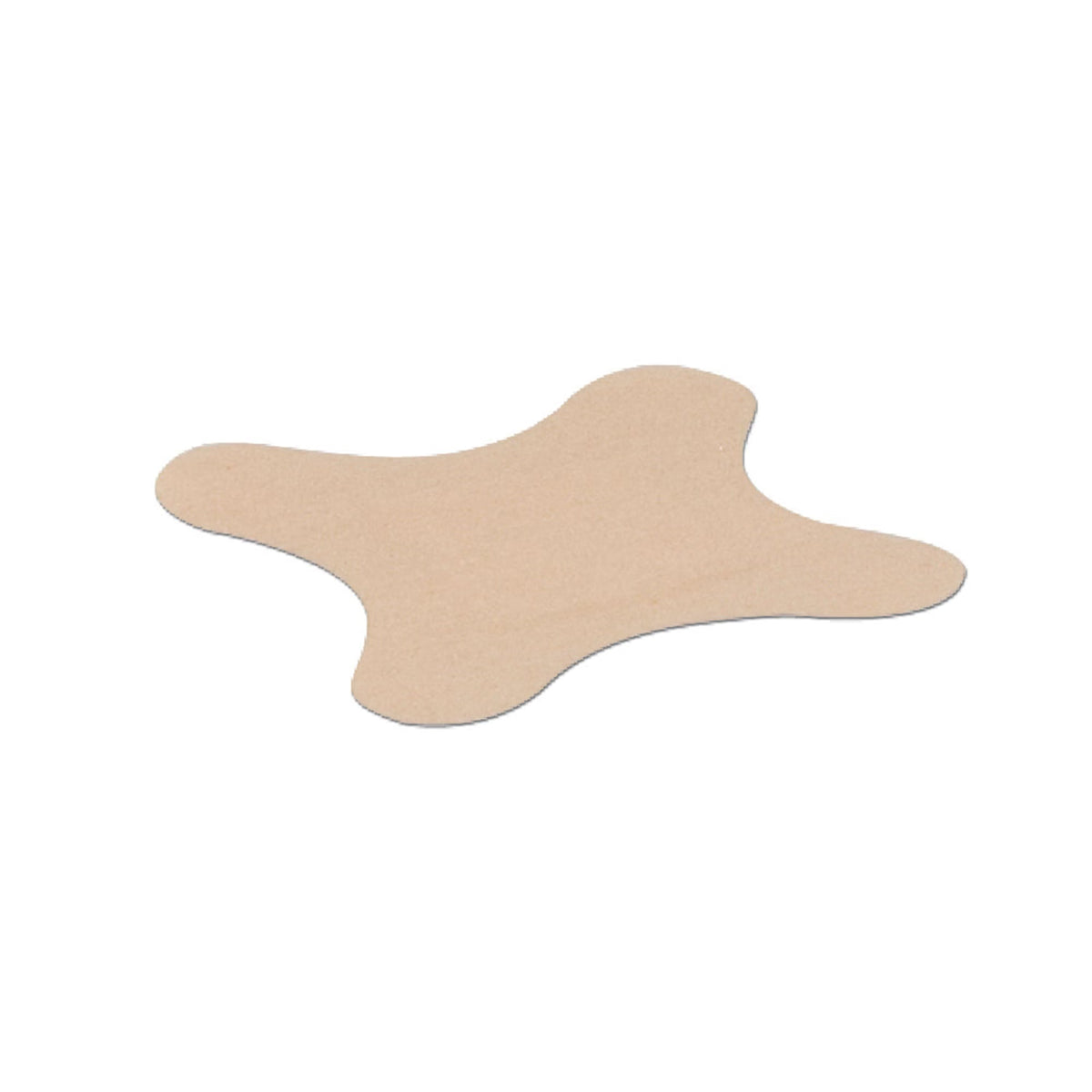 Dukal Flex-Band Adhesive Strip Fabric Tan, Four-Wing Shape, 3" x 3", Sterile - 46100001-Box - LL Medico