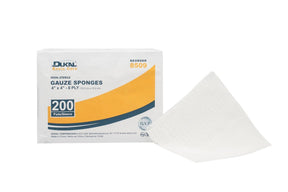 Dukal Gauze Sponges, Non-Sterile, 4" x 4", 8-Ply - 8509-Box - LL Medico