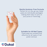 Dukal Nail Polish Remover Pads, 50 mm x 57 mm - 862-Box - LL Medico