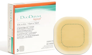 DuoDerm Signal Hydrocolloid Dressing, Sterile, 4" x 4" - 403326-Single - LL Medico