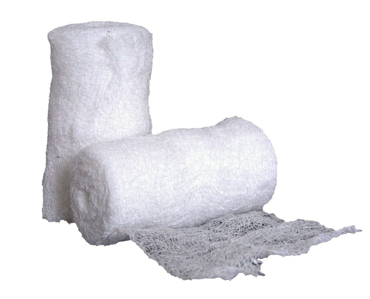Dutex Cotton Gauze Conforming Bandage, Sterile, 100% Cotton, 3 In x 4.5 Yd, 2-Ply - 77782-Box - LL Medico