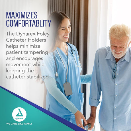 Dynarex Economy Foley Catheter Holder, NonSterile, Hook-and-Loop, 1.5" x 31" - 4930-Single - LL Medico