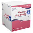 Dynarex Flavored Oral Swabsticks with Dentifrice, Individually Wrapped - 1217-Box - LL Medico