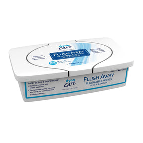 Dynarex Flush Away Personal Wipes, Adult, Tub, Aloe/Lanolin Scented - 1321-Box - LL Medico