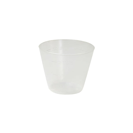 Dynarex Graduated Medicine Cup, 1 oz, Clear Plastic, Disposable - 4252-Bag - LL Medico