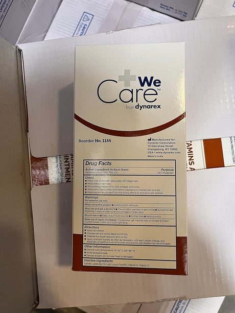 Dynarex We Care Vitamins A&D Ointment, Scented, 4 oz Tube - 1155-Single - LL Medico