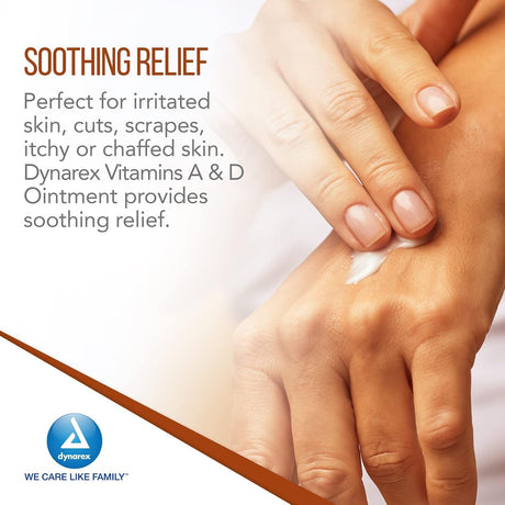 Dynarex We Care Vitamins A&D Ointment, Scented, 4 oz Tube - 1155-Single - LL Medico