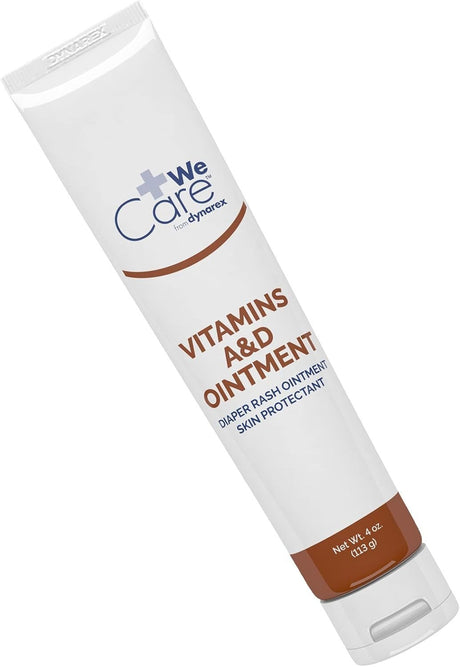Dynarex We Care Vitamins A&D Ointment, Scented, 4 oz Tube - 1155-Single - LL Medico