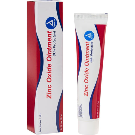 Dynarex We Care Zinc Oxide Ointment Skin Protectant, 1 oz Tube - 1190-Single - LL Medico