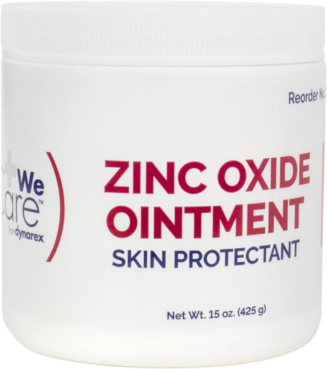 Dynarex We Care Zinc Oxide Ointment Skin Protectant, 15 oz - 1192-Single - LL Medico
