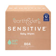 Earth & Eden Sensitive Baby Wipes, 6.7 x 7.7 Inch, 72 per Pack - 10010218-Case - LL Medico