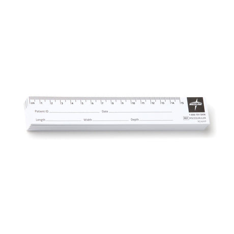 Educare Wound Measuring Ruler Guide, Paper - MSCEDURULER-Pack - LL Medico