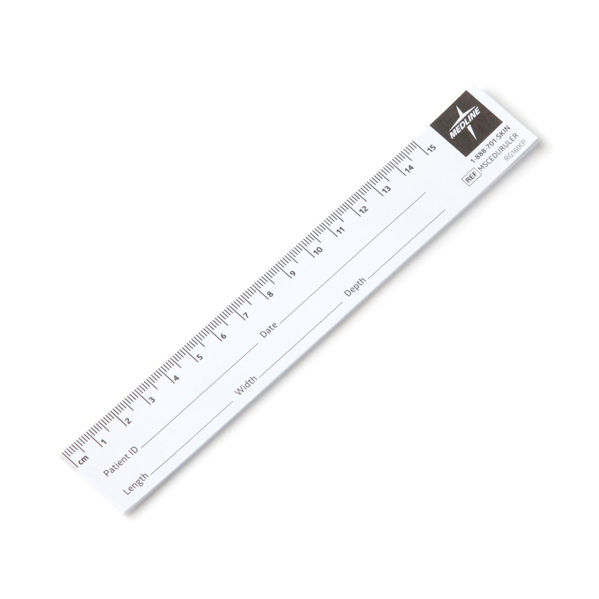 Educare Wound Measuring Ruler Guide, Paper - MSCEDURULER-Pack - LL Medico