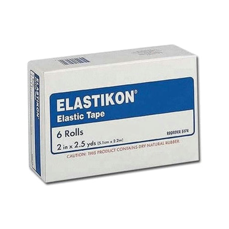 Elastikon Elastic Tape, White, 3 Inch x 2-1/2 Yard, Box of 4 - 081080019-Box - LL Medico