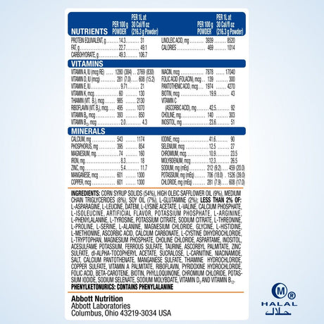 EleCare Jr Amino Acid - Based Nutrition Powder, Vanilla, 14.1 oz Can - 68630-Each - LL Medico