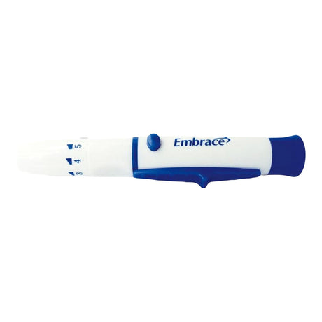Embrace Lancing Device with Ejector - APX02AB0122-Box - LL Medico