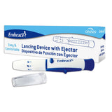 Embrace Lancing Device with Ejector - APX02AB0122-Box - LL Medico