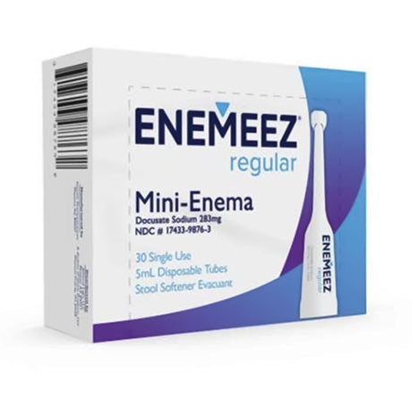 Enemeez Docusate Sodium Mini Enema, 283 mg, 0.3 oz - 17433987603-Pack - LL Medico
