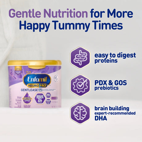 Enfamil NeuroPro Gentlease Infant Formula, Ready to Use, 6 oz Bottle - 898001-6 - LL Medico