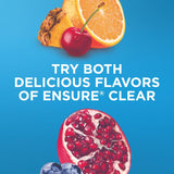 Ensure Clear Nutrition Drink, Blueberry Pomegranate, 10 oz Bottle, CS/12 - 56500-Case - LL Medico