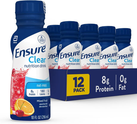 Ensure Clear Nutrition Drink, Mixed Fruit, 10 oz Bottle, CS/12 - 62479-Case - LL Medico