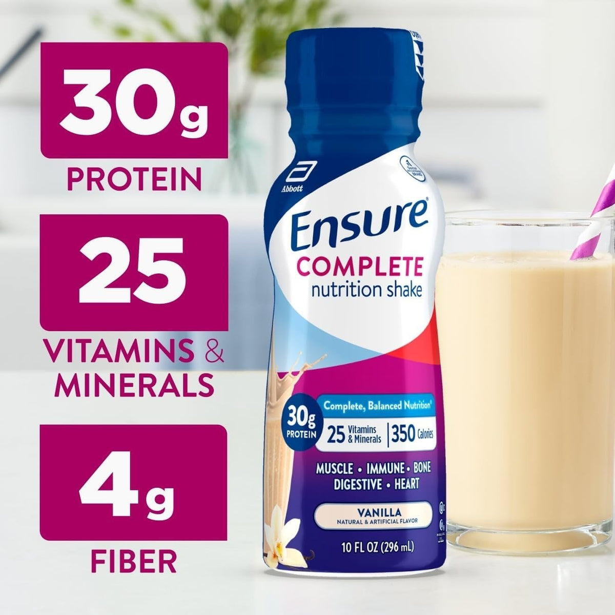 Ensure Complete Nutrition Shake, Vanilla, 10 oz - 68053-Bottle - LL Medico